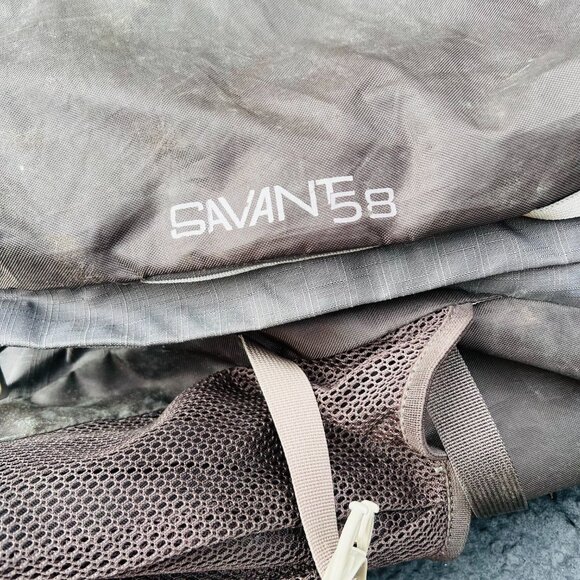 Gregory Savant 58 Backpack Unisex Large 58L Gray Hiking Camping Size Medium - Picture 6 of 16